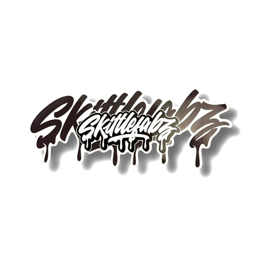 Skittlefabz 6” “Reflection Drip” Bumper Sticker Decal